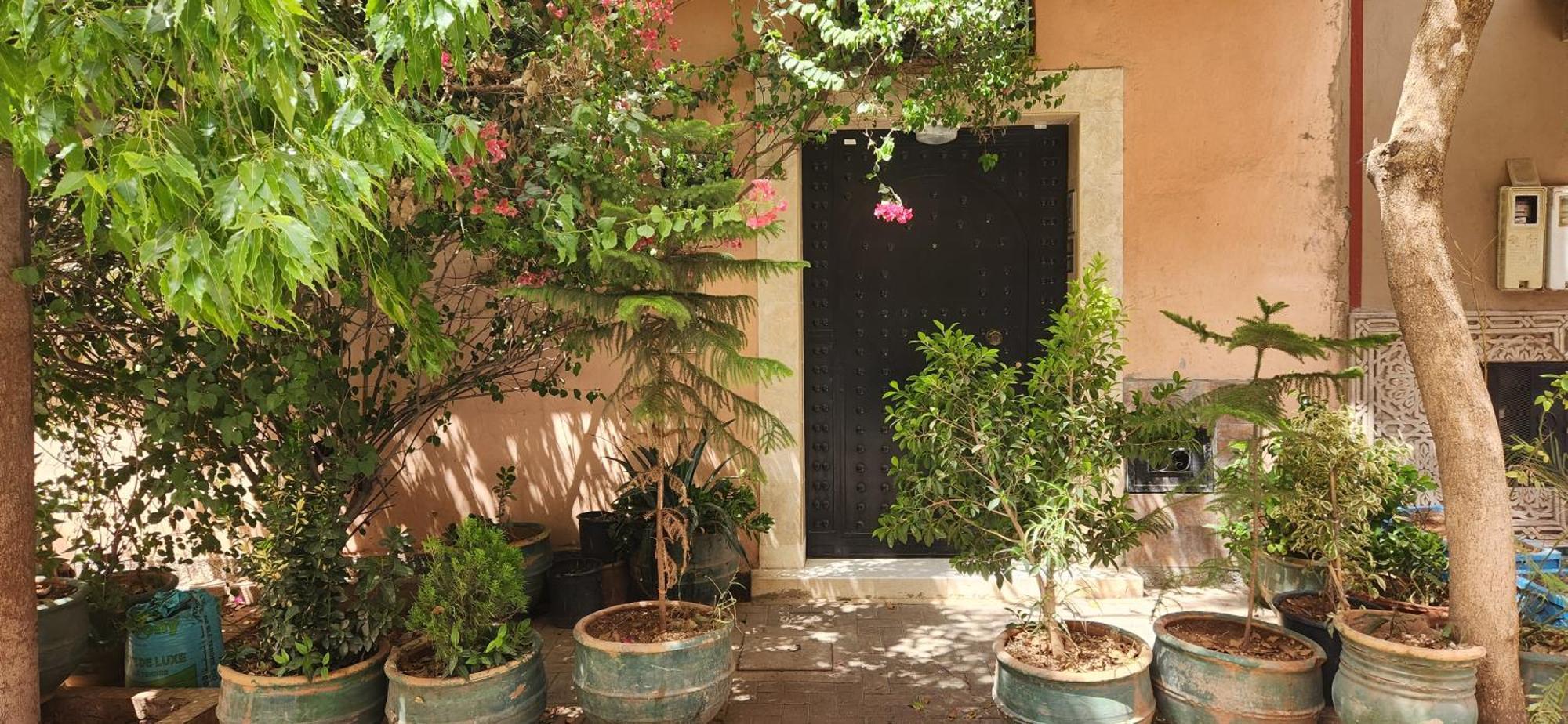 Appartement Riad 5Min A Pied De L'Aeroport Marakeş Dış mekan fotoğraf