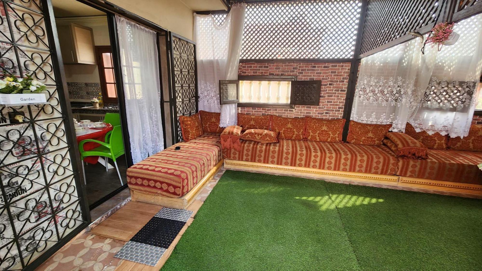 Appartement Riad 5Min A Pied De L'Aeroport Marakeş Dış mekan fotoğraf