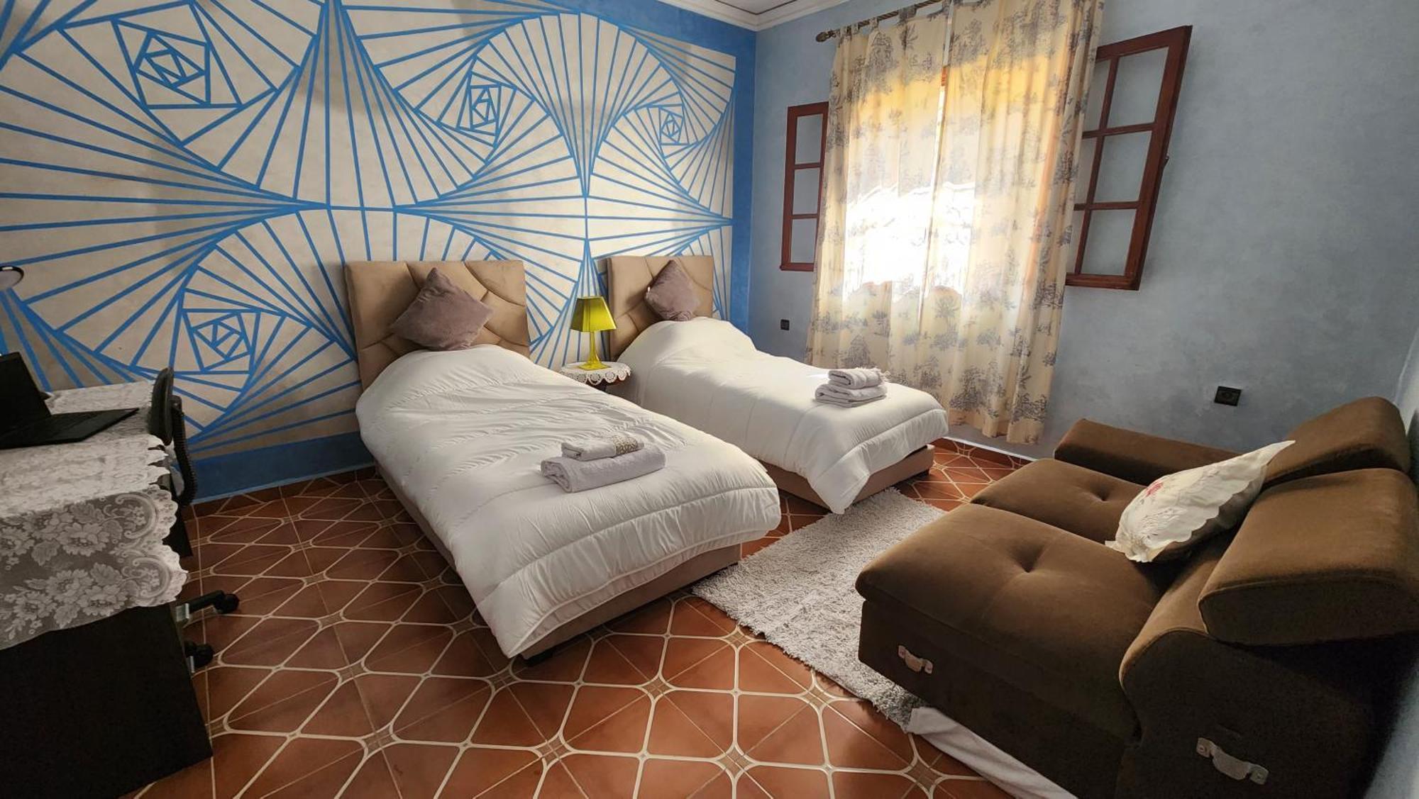 Appartement Riad 5Min A Pied De L'Aeroport Marakeş Dış mekan fotoğraf