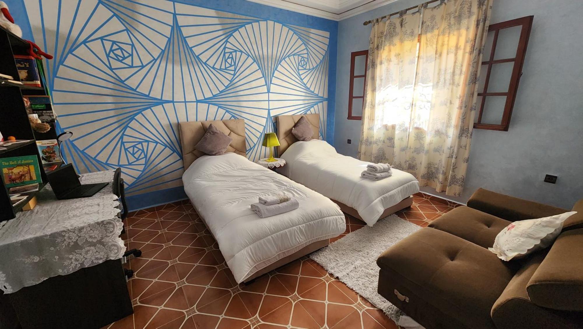 Appartement Riad 5Min A Pied De L'Aeroport Marakeş Dış mekan fotoğraf